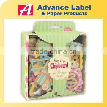 DIY Craft Gift Box Set Chipboard Shapes & Tags Chipboard Scrapbook Decor