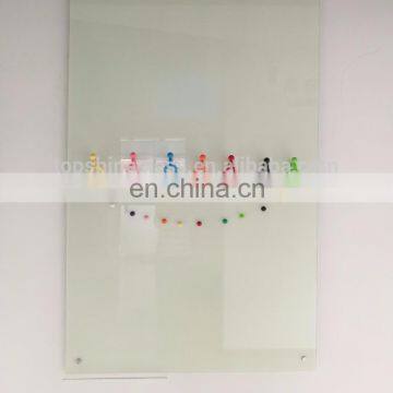 High quality magnetic tempered glass whiteboard for school and office