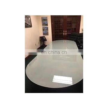 3-19mm Tempered Acid Etched Glass and Silk Screen Printing Table Top photo-2