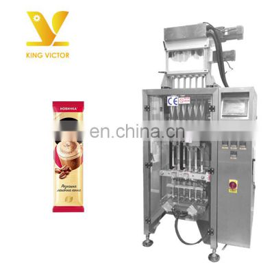 KV rounded pacifier bag multi - column powder packing wrapping machine for milk powder