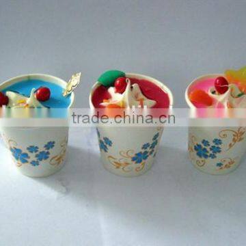 Wholesale Resin Cup Shaped Refrigerator Magnet , Ice Cream Fridge Sticker