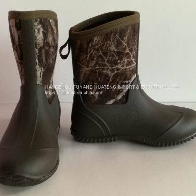 Outdoors Camo Women Neoprene Keep Warm Boot, Cheap Lady Neoprene Boots, Camo Neoprene Ladies Boots, Female Neoprene Shoes