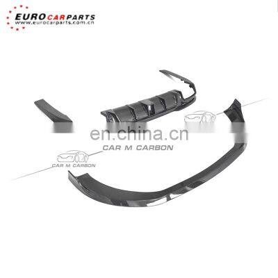 S-CLASS 2018year ~ W222 S63/S65 B Style Carbon Fiber Rear Diffuser With Exhaust Tips and Front Lip Fit for New S63/S65 photo-5