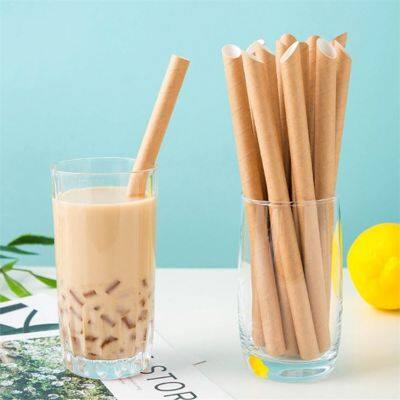 Thickened Disposable Hot Drink Paper Straws photo-3