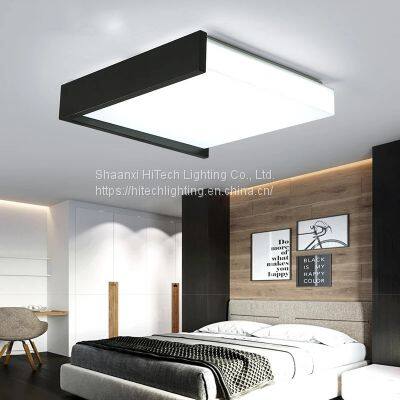 Modern Bedroom Ceiling Lamp Room Master Bedroom Guest Room Lamp Nordic Creative Square LED Geometric Design Ceiling Lamp photo-5
