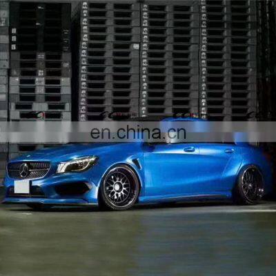 Carbon Fiber Revoz&port Style Wide Body Kit for Mercedes Benz Cla45 Class W117 Front Lip Rear Lip Side Skirts Fender Spoiler photo-5