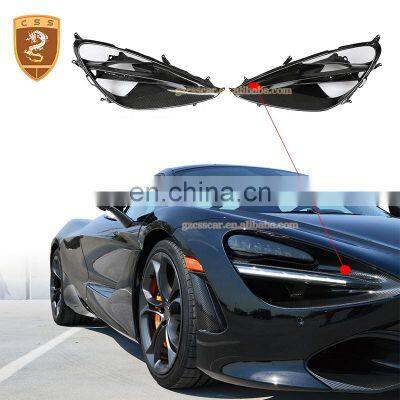 Dry Carbon Car Part Headlight Cover For Mclaren 720S Racing Accessories Car