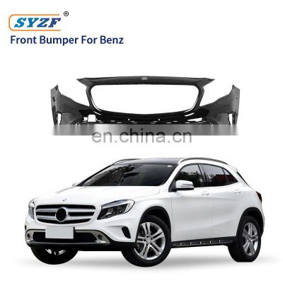 Hot Stapler Plastic Car Bumper Parts Pp Front Bumper With Grille Unpainted Fronrt Bumper For Mecedes Benz