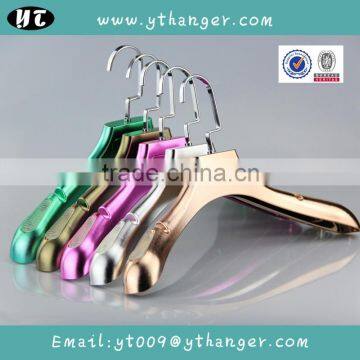 HA6956 different color hanger strong ABS plastic electroplated hanger