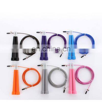 Outdoor fitness fast increase skipping rope wire MAA tall and long jump ropes saltar la cuerda ponderada