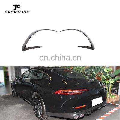 X290 Rear Bumper Vents Carbon Fiber Trim for Mercedes Benz AMG GT 53 GT 43 4-Door Coupe 2019 2020