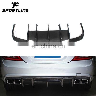 Carbon Fiber W218 Rear Car Diffuser for Mercedes Benz W218 CLS350 CLS550 CLS63 12-16