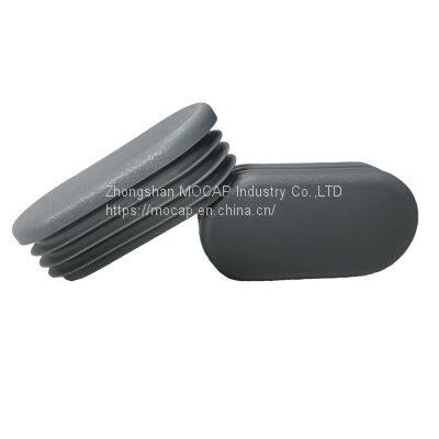 Plastic Furniture Oval Tube Plugs for Table Chair Desk Pipe photo-3