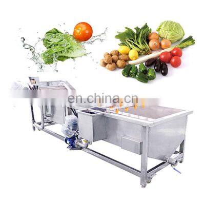 Professional bubble vegetable washer machine automatic industrial fruit washing machine