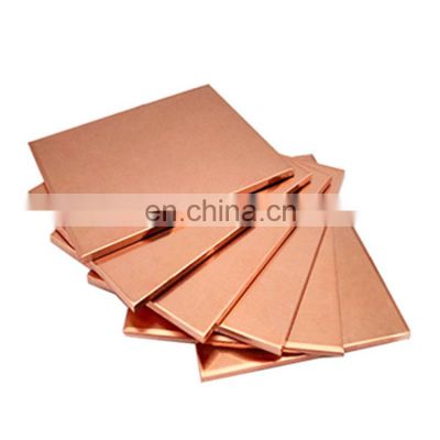 High Strength 0.5mm 0.8mm Tinned Red Copper Plate Sheets