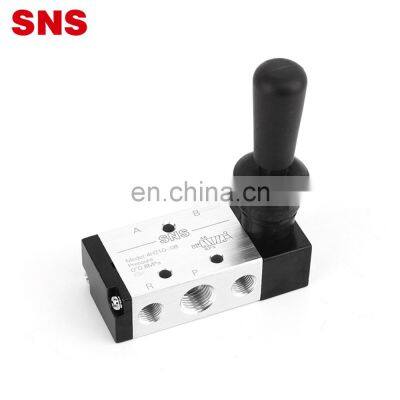 SNS 4H series 5/2 manual air control pneumatic hand pull valve with lever