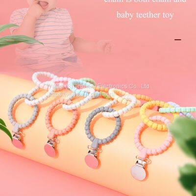 Baby Teether Colorful Annular Chain Holder Straps by Weiqi photo-2