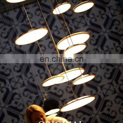 High quality Modern chandeliers lights modern Nordic Ultra-thin anti glare elegant for dining room SMD LED pendant light