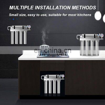 Household 5 Stages Stainless Steel UF Water Purifier With Ultra Filter Membrane photo-5