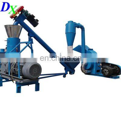 Complete Rice husk sawdust straw fuel wood pellets making machine line