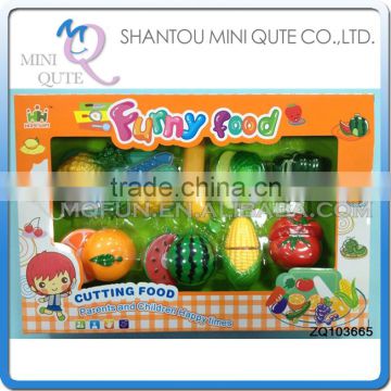 MINI QUTE Pretend Preschool Funny cutting food fruit Vegetable kitchen play house set learning educational toys NO.ZQ103665