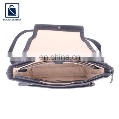 Bulk Quantity Supplier of Anthracite Fitting Men Genuine Leather Business Bag From India