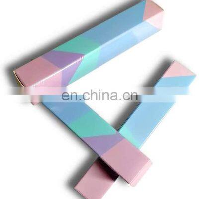 Pink Color Logo Hot Custom Cosmetics Lipstick Set Lip Glossy Tube Packaging Design Eyeliner Box Packaging Paper Boxes photo-2