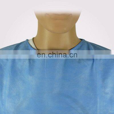 Disposable Non Woven PP SMS PPPE Iso Gown Isolation With Knitted Cuffs or Elastic Cuffs Work Gown photo-2