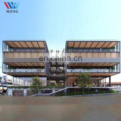 3d prefab fabricated steel structure building warehouse workshop construction cost price