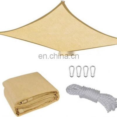 UV resistant retractable  customized triangle outdoor wind waterproof sun shade sail