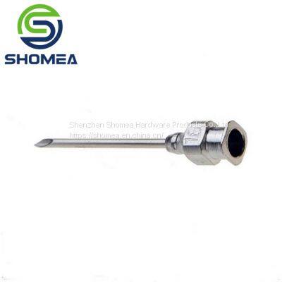 Shomea Customized Small Diameter 16G Stainless Steel Triple bevel end needle with luer lock