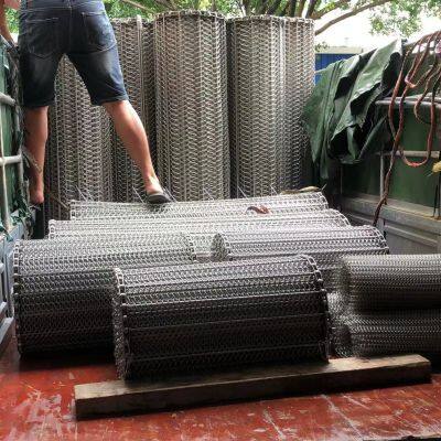 Ss Wire Mesh Conveyor Belt Stainless Steel Wire Mesh Stainless Conveyor Belt For Food Plants, Food Industry