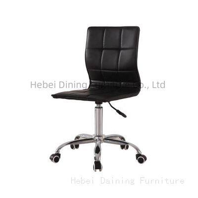 PU Leather Dining Chair With Swivel Wheel DC-U69AF