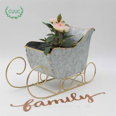 Christmas Sleigh Shaped Planter photo-5