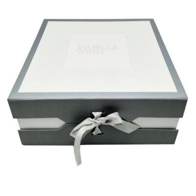 Custom Logo Sublimation Luxury Brand Cardboard White Caja Clothes Cosmetic Paper Gift Packaging Box