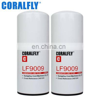 Coralfly diesel engine part filter lf654 lf16015 lf3349  lf9001 lf670 for fleetguard oil filter lf9009 LF670 LF14000nn lf3000