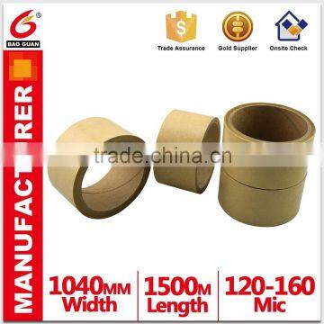 Self adhesive kraft paper gum tape jumbo roll supplier