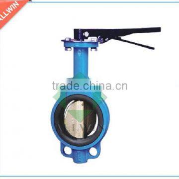 wafer type butterfly valve with rubber seat