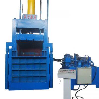 Stianless Steel Baler Machine Hydraulic Vertical Strapping Compactor