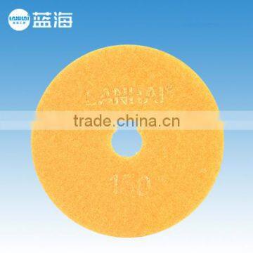 4''-100mm Wet 4 Step Diamond Angle Grinder Sanding Pad for Granite Marble Stone/Polishing Pads photo-3