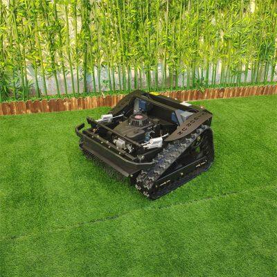 Industrial Grade 9Hp EPA Approved Single Cylinder Gasoline Engine Small Size Light Weight Remote Operated Steep Slope Mower photo-5