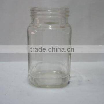 Glass food jar/ glass storage jar/ Round food jar , Canned food jar