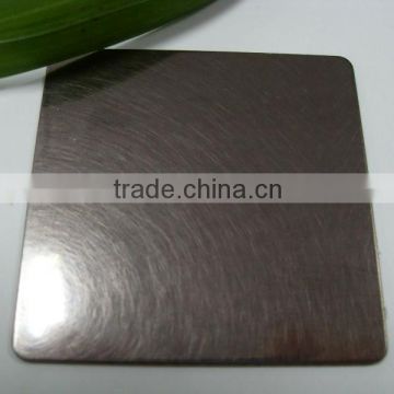 vibration finish colored stainless steel sheet for wall decoration panels