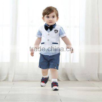 children's clothing sets,grid designs,2014 Summer