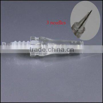 3 Needles Disposable Tattoo Tube With Needle Electric Cosmetic Tattoo Needles