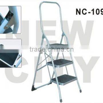 3 step steel ladder