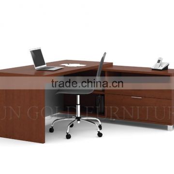 wholesale office furniture wooden computer desk with bookshelf (SZ-OD229)