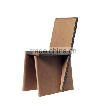 Folding cardboard paper chair