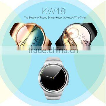 2016 Low Price Fashion Bluetooth KW18 Smart Watch Sport Wrist Watch Full Compatible With Android&IOS photo-5