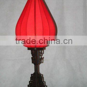 chinese antique red cloth table lantern